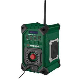 PARKSIDE - Accu-bouwradio - 12 V of 20 V - FM-stereo-radio - Zonder Accu en Lader