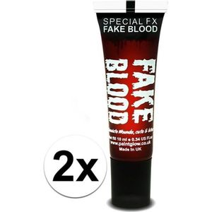 Halloween 2x Tubes nep bloed 10 ml