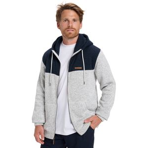 Quiksilver - Keller Block - Sweatshirt - Grijs - Volledige Zip Hoodie - Regular Fit