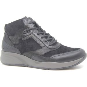 Durea - 9778 - Veterboot - Zwart - Wijdte G