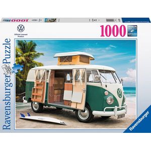 Volkswagen T1 Camper Van Puzzel (1000 Stukjes)