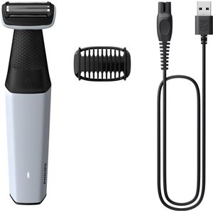 Philips - Baard en Haar Trimmer - Zwart - Geïntegreerd Herlaadbaar