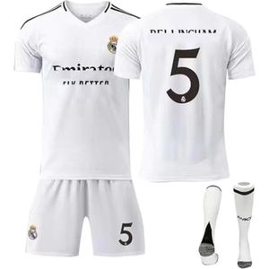 Voetbaljersey voor Kinderen – Voetbalshirt met Shorts en Sokken – Maat L (140-150 CM)