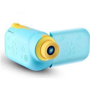 DrPhone PiXEL5 - 2.4 Inch LCD scherm - Kids Camera - Mini Digitale Foto Camera voor Kinderen  - Speelgoed Videocamera - Blauw