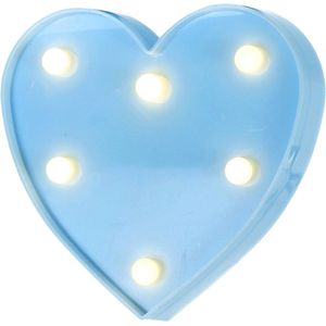 *** Hartjeslamp - Sfeerlampje - Werkt op batterijen - Leeslamp - Camping - Tent - van Heble® ***