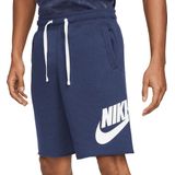 Nike Club Alumni Heren Korte Broeken - Blauw - Maat: XS - Katoen Jersey - Foot Locker