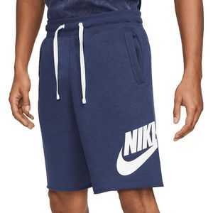 Nike Club Alumni Heren Korte Broeken - Blauw - Maat: XS - Katoen Jersey - Foot Locker