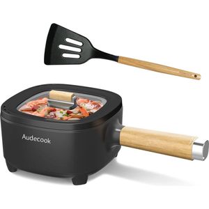 Multifunctionele Elektrische Kookpan 2L - Keramische Antiaanbaklaag, 24 cm