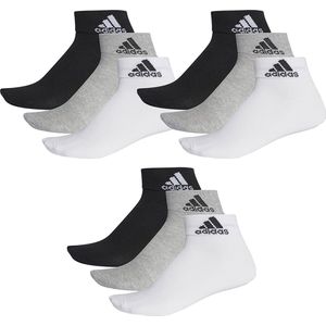 SOKKEN 9 PACK adidas enkel-/kwartsokken Unisex korte sokken Enkelsokken