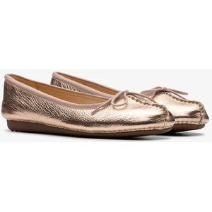 Clarks - Freckle Ice - Schoenen - Koperkleurig Metallic - Leer