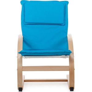Aemely KIDZ stoeltje Scandi - Blauw - Kinderstoeltje voor peuter - Peuterstoel - Kinderstoel - Kinderstoeltje - Stoel kind - Peuterstoeltje hout - Peuter fauteuil