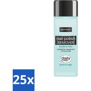 Sence - Acetonvrij - Nagellakremover - Pompflacon - 175 ml - Bulkverpakking - 25 stuks