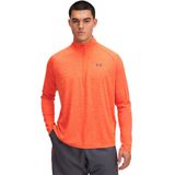 Under Armour - Tech Textured 1/2 Zip - Sportshirt - Oranje - 100% Polyester