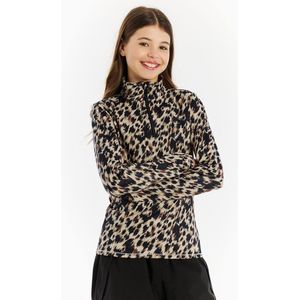 Protest - PRTXray - Skipully - Bamboobeige - Lange Mouwen - 1/4 Rits - Sterrenprint