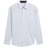 Overhemd - Gestreept - Katoen - Lange Mouw - Regular Fit