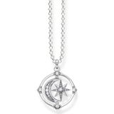 Thomas Sabo Dames-Ketting 925 Zilver Kleur steen One Size Zilver 32017957