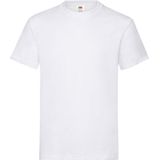 3-Pack Maat XL - T-shirt wit heren - Ronde hals - 185 g/m2 - (Onder)shirt - Witte shirts voor mannen