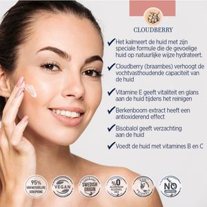 Celenes - Bergbraam - Verzachtende Gezichtscrème - 3 x 50 ml - Droge / Gevoelige Huid