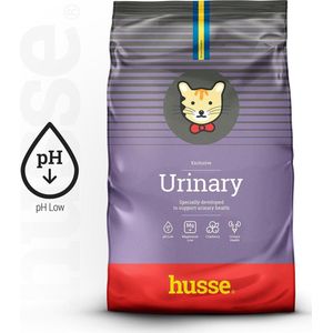 Husse Katt Urinary - Blaasgruis, Kattenvoer Droogvoer, Kattenbrokken Struvite - Kattenvoeding 100% Natuurlijk - 2 kg
