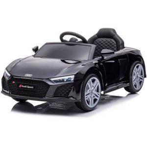 Audi R8 elektrische kinderauto 12V accu auto met afstandsbediening (Zwart)