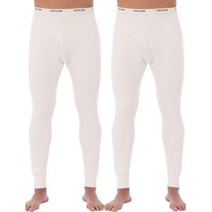 Heren Midweight Waffle Thermal Underwear Bottoms - Comfortabele Basislaag voor Koude Dagen