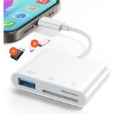 Skoov - SD Kaart Lezer - Adapter - USB-C - Wit
