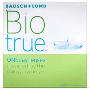-5.00 - Biotrue® ONEday - 90 pack - Daglenzen - BC 8.60 - Contactlenzen