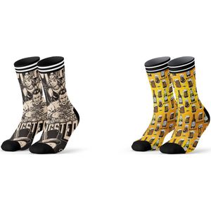 Sock My Feet geschenkdoos sokken heren 39 42 - cadeau voor man - duurzaam - naadloos - Mob Beer