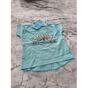 Feetje - Shirt korte mouw - Mint/Melange - Mt 56