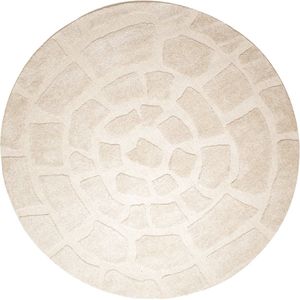 Light & Living Rond Vloerkleed Bajelo - 220cm - Beige