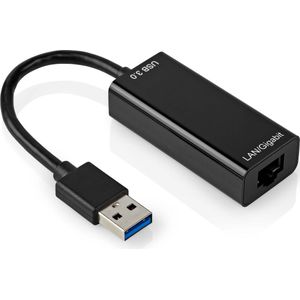 USB netwerkadapter - USB 3.0 - Super Speed - 1000 Mb/s - Zwart - Allteq
