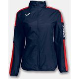 Joma - Rainjacket Championship IV - Damesjas - Navy-Roodblauw - Lichtgewicht en Waterdicht