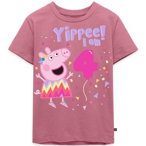 Peppa Pig's 4e Verjaardag Outfit Cadeau Premium T Shirt Kinderen