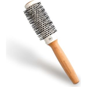 Bamboe Ronde Borstel voor Volume en Glanzende Blowouts - Milieuvriendelijk en Keramisch