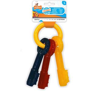 Nylabone Puppy Teething Key Flexible Geel&Blauw&Rood - Hondenspeelgoed - Wolf Tot 16kg