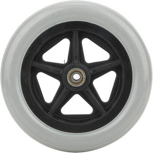 7 Inch Antislip Voorste Zwenkwiel voor Rolstoelen en Rollators - Maximaal 120KG Belasting