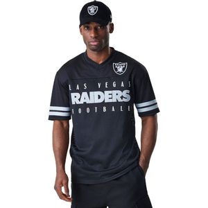 New Era Nfl Mesh Jersey Las Vegas Raiders T-shirt Met Korte Mouwen Blauw L Man