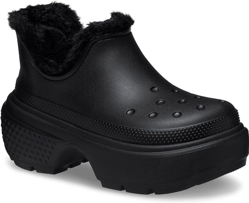 Crocs - Stomp Shorty Boot - Laarzen - Zwart - Unisex