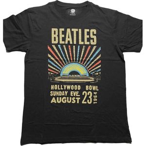 The Beatles - Hollywood Bowl Heren T-shirt - M - Zwart