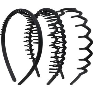 Haaien tanden haar kam plastic antislip hoofdband-hoepel golvende tanden haar mode moeiteloos haarband haaraccessoire vrouwen meisjes mannen (stijl A) .