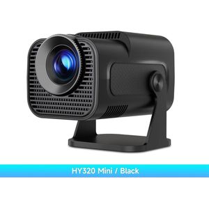 ROOTY Projector - Beamer - Draagbare projector - 4K - Mini beamer - Draaibaar - Zwart