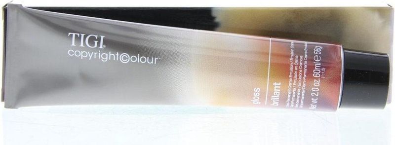 Tigi Haarverf Copyright Colour Gloss Demi-Permanent Creme Emulsion 6/85 6AM Dark Ash Mahagony Blonde