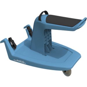 Kid-Sit Meerijdplankje Universeel - Met Zitje - Buggyboard - Tot 4 Jaar - Blauw - Blueberry Blue