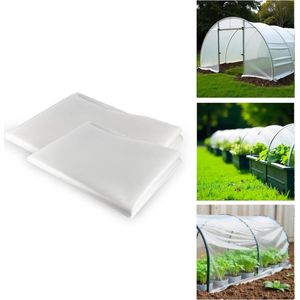 Kunststof voor broeikas 600 galgas 150 micron - Speciaal voor mini- of micro-tunnel landbouw en bescherming van planten - 33 x 50 cm, voor kas, tuin en outdoor