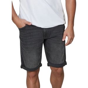 Tom Tailor Heren Short Broeken Josh regular/straight Fit Blauw W 30 Volwassenen Korte Jeans Broek Bermuda