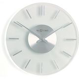 Wandklok NeXtime dia. 26 cm, glas, Stripe NE-2631