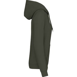 Sweatshirt Dames XL Kariban Lange mouw Dark Khaki 80% Katoen, 20% Polyester
