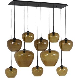 Light & Living Hanglamp Mayson - 10-Lamps - Bruin