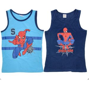 Onderhemdjes - Jongens - 2 stuks - Spiderman - 122-128 - 6-8 jaar