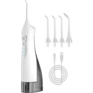 Waterflosser voor Tanden Bleken - Draadloos, 4 Jets, 3 Modi, IPX7 Waterdicht, Oplaadbare Orale Tandenreiniger met Tanden Picks - Tanden Bleken, Mondhygiëne, Water Flosser Tanden, Tanden Verzorging